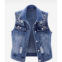 Ladys Denim Vest