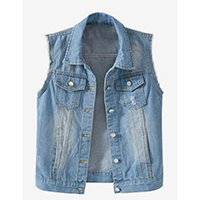 Ladys Denim Vest